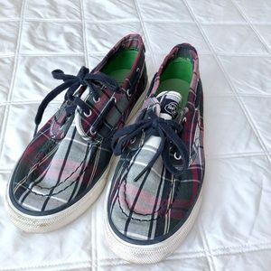 Sperry Topsider Plaid Shoes
